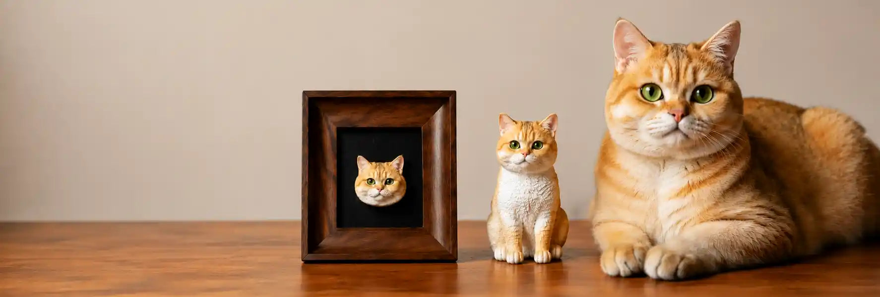 TaoPaws custom pet keepsake displayed in a home