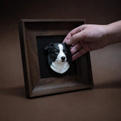 Magnetic Walnut Wood 16×16 Frame