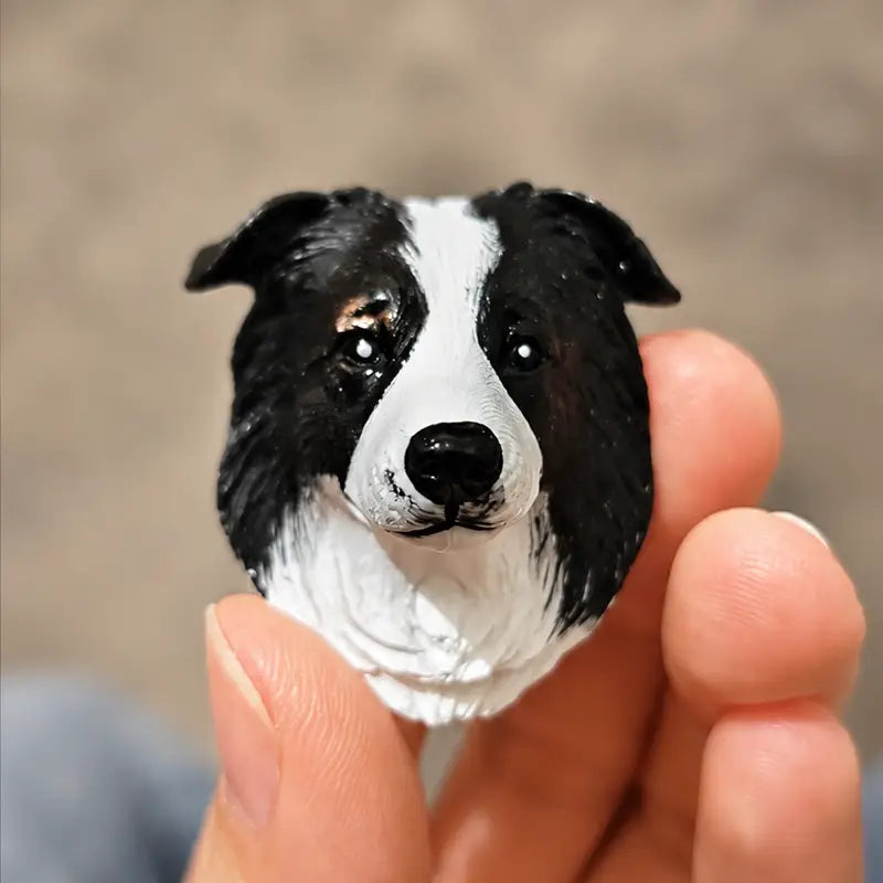 Hand-Engraved Custom Pet Head Fridge Magnet