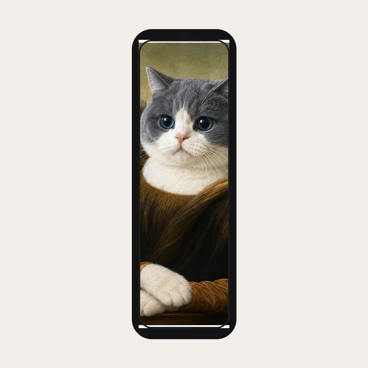 Mona Lisa Cat custom pet phone wallpaper design free gift