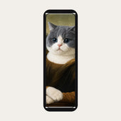 Mona Lisa Cat Custom Pet Phone Wallpaper Design