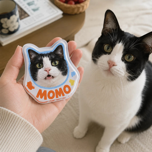 Custom Pet Photo Refrigerator Magnet