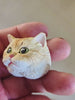custom cat fridge magnet, handmade pet portrait, cat lover gift, personalized cat gift, pet keepsake, emotional pet gift, cute cat gift idea, plaster cat sculpture, handmade pet art, daily companion gift