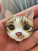 affordable pet gift, custom cat fridge magnet, handmade pet portrait, pet keepsake gift, daily companion pet gift, cheap custom pet gift but premium, personalized pet magnet, emotional pet souvenir, cat lover gift idea, dog memorial gift