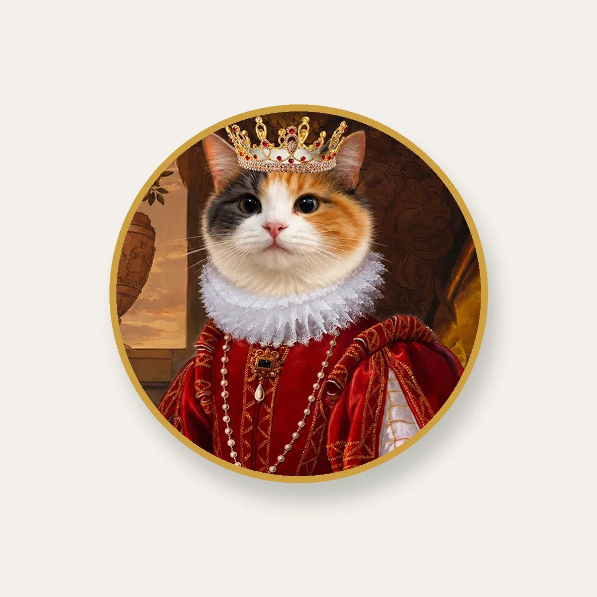 Queen Cat custom pet social media avatar design free gift