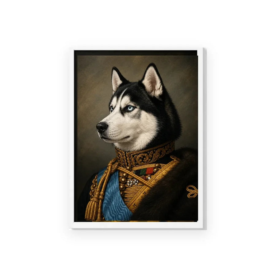 Royal Husky - Custom Pet Portrait