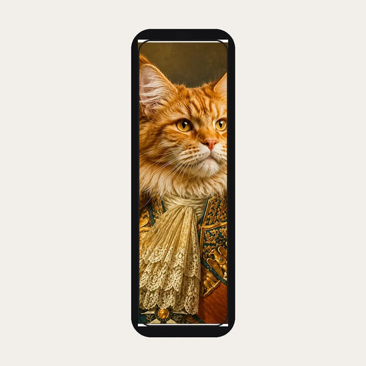 Royal Orange Cat custom pet phone wallpaper design free gift