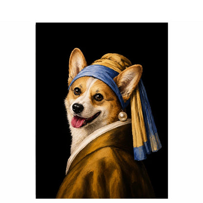 Renaissance  Custom Pet Portrait - Custom Pet Gift Handmade from Your Photo | TaoPaws